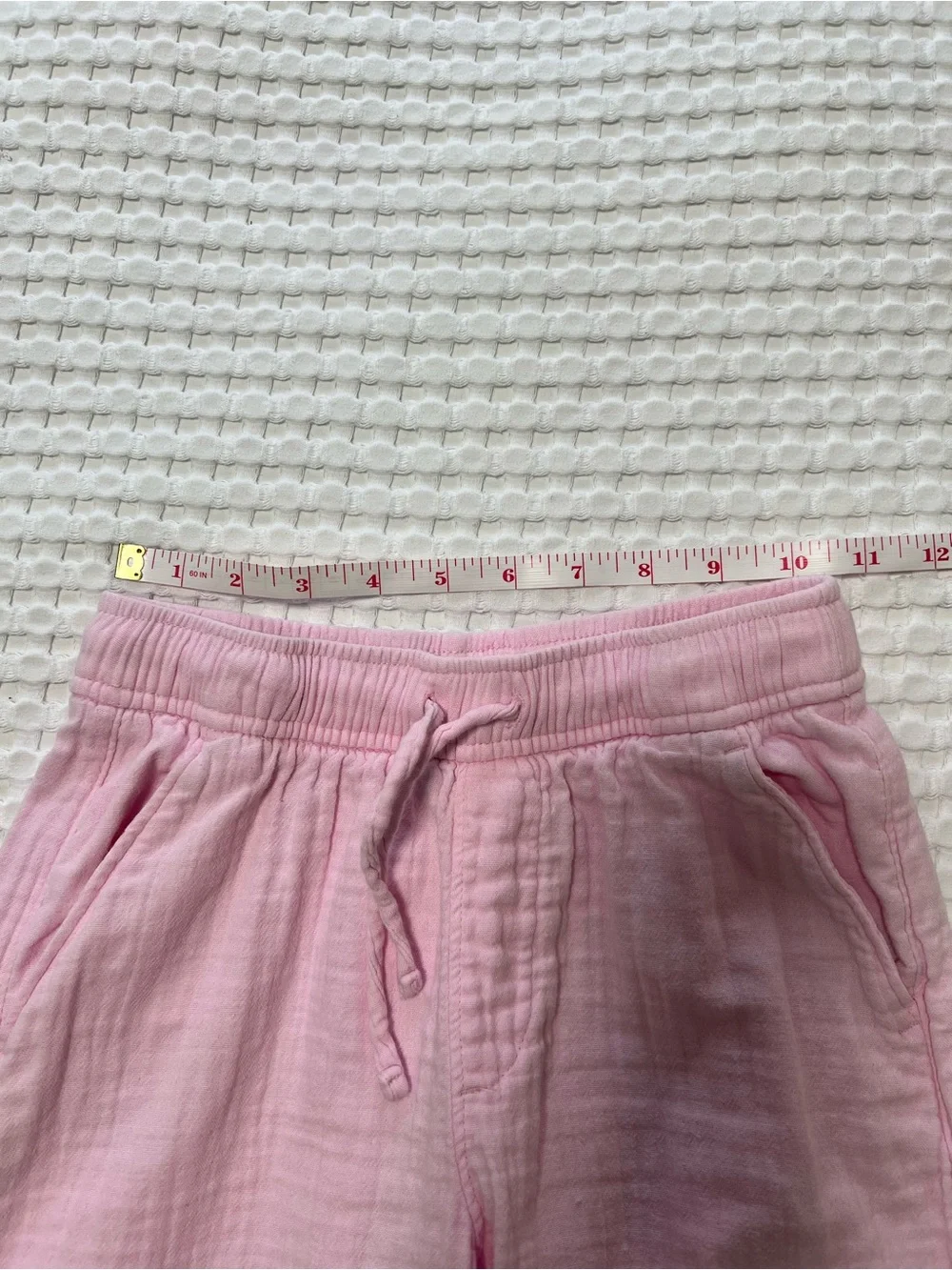 Old Navy Light Pink Cotton Wide-Leg Pants